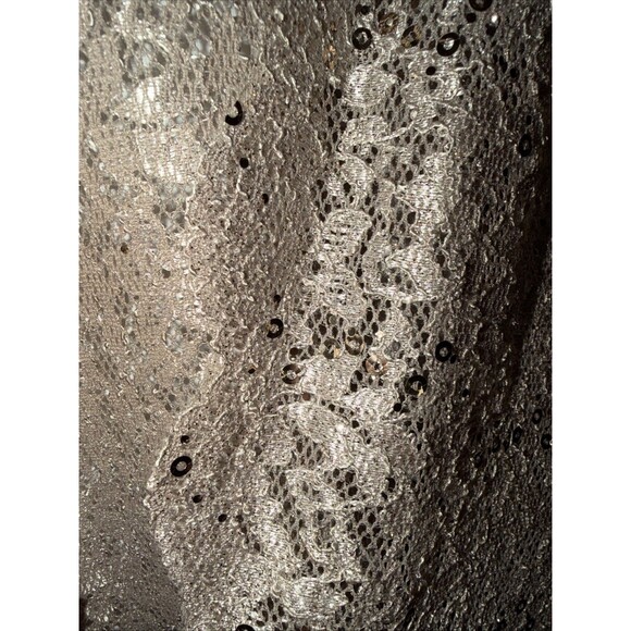 R&M Richards Evening Cardigan Jacket Women Plus 20W Gold Cream Sequin Party Glam - Picture 14 of 14